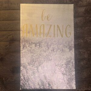⭐️5for25⭐️ Be Amazing Canvas Wall Art